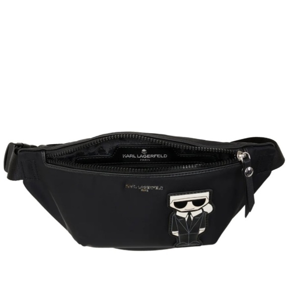 Givey Alert 🚨🚨🚨🚨🚨🚨🚨🚨NWT* Karl Lagerfeld Paris “Amour” Nylon Belt Bag - Picture 7 of 14